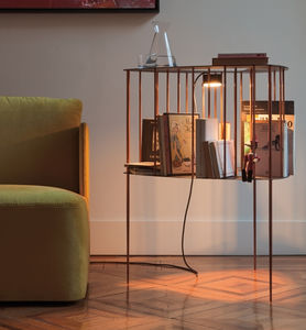 floor-standing lamp / contemporary / metal / LED