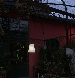pendant lamp / contemporary / fabric / fiberglass