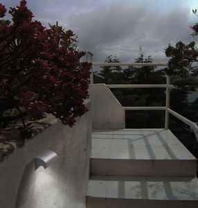 contemporary wall light / outdoor / aluminum / LED