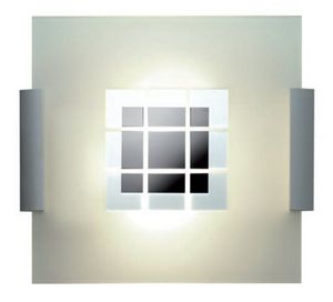contemporary wall light / square / aluminum