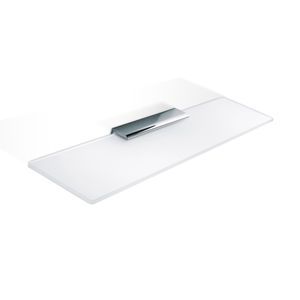 wall-mounted shelf / contemporary / chrome-plated brass / bathroom