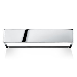 contemporary wall light / gold-plated brass / LED / rectangular