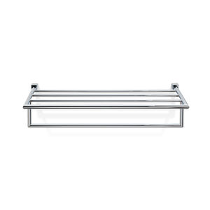 wall-mounted shelf / contemporary / chrome-plated brass / gold-plated brass