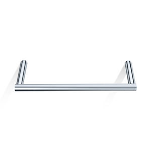 1-bar towel rack / wall-mounted / chrome-plated brass / gold-plated brass