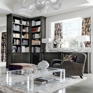 traditional bookcase / wooden / custom
