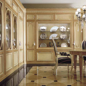 traditional china cabinet / ash