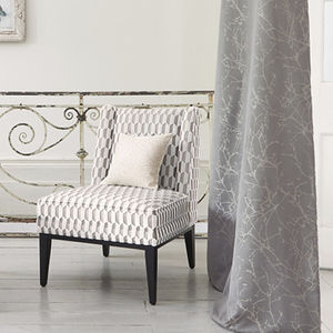 upholstery fabric / for curtains / patterned / cotton