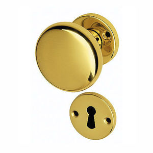 contemporary door knob / brass