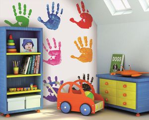 contemporary wallpaper / children's pattern / washable / photo