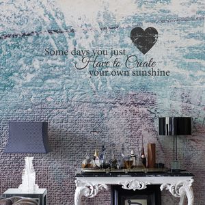 contemporary wallpaper / washable / text / sky blue
