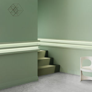 polyurethane molding / square / interior