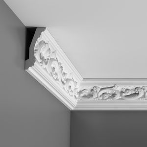 polyurethane foam cornice / prefab / interior