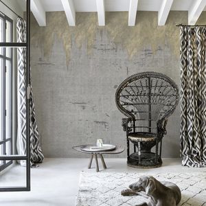 contemporary wallpaper / nonwoven fabric / abstract motif / fabric look