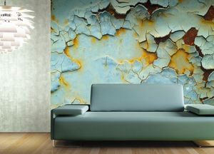 contemporary wallpaper / patterned / green / non-woven