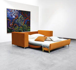 sofa bed / contemporary / fabric / 3-seater