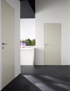 indoor door / swing / wooden / flush