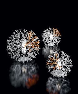 table lamp / original design / steel / polycarbonate