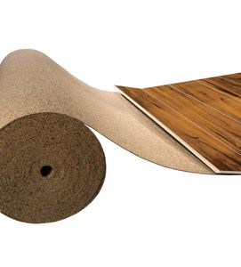 roll resilient underlay / cork / wood flooring