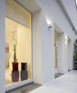 tilt-and-turn French door / wooden / aluminum / double-glazed