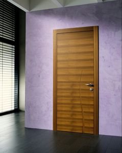 indoor door / two-way / wooden / flush