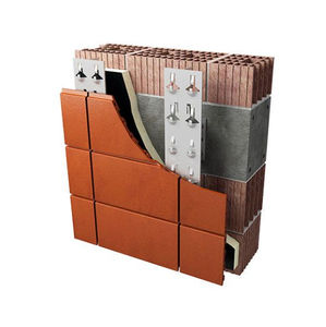 aluminum fastening system / for ventilated facades / exterior