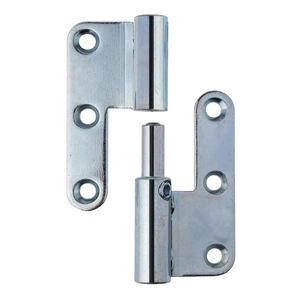 door hinge / zinc-plated steel