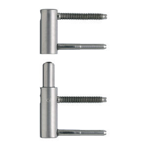 door hinge / stainless steel / zinc-plated steel / galvanized