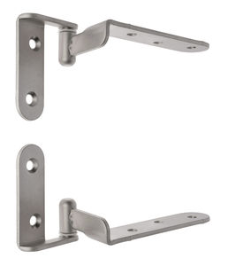 door hinge / nickel-plated / alloy