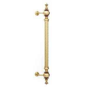 door pull handle / brass / traditional / gold finish