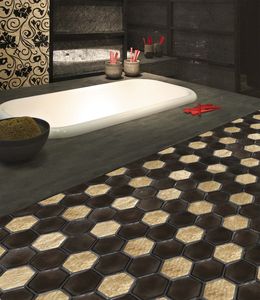 floor tile / glass / plain / textured