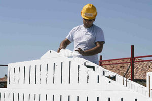 expanded polystyrene (EPS) formwork block / for walls / insulating