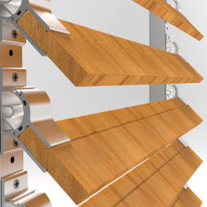 wooden screening