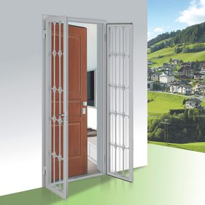 swing gates / galvanized steel / with bars / panel
