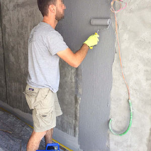 hydrostatic pressure resistance waterproofing system / cement / for basins / for basements