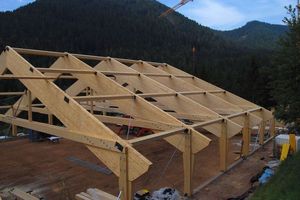 Picea abies beam / solid wood / rectangular / framing