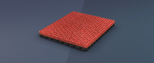 rubber sports flooring / outdoor / for athletic fields
