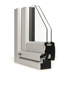 indoor door / swing / wooden / aluminum