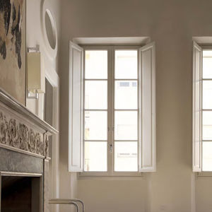 casement window / wooden / quadruple-glazed / thermal break
