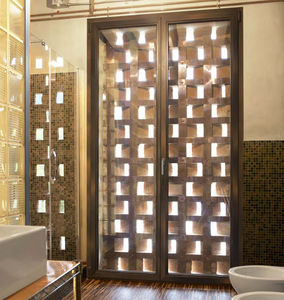 swing French door / aluminum / thermal break