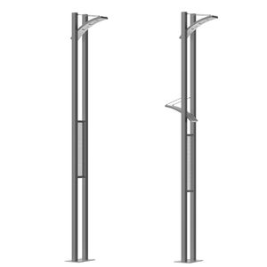 urban lamppost / contemporary / metal / LED
