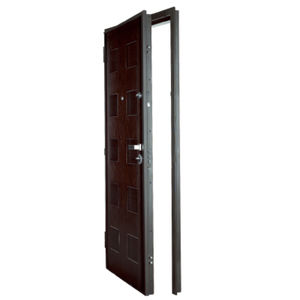 entry door / swing / wooden / security