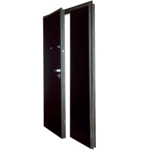 entry door / swing / wooden / security