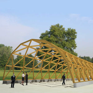 glulam wooden truss / for public areas