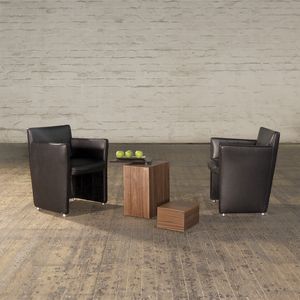 side table / contemporary / wooden / rectangular