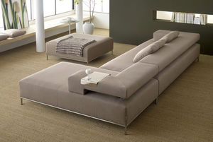 corner sofa / contemporary / polyester fiber / commercial