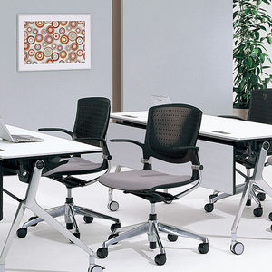 contemporary office chair / on casters / swivel / stackable