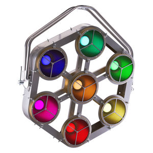 LED RGBW floodlight / for stage lighting / color changer