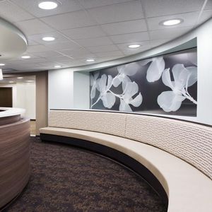glass decorative panel / for interior / colored