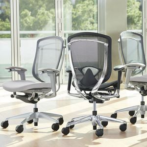 contemporary office chair / on casters / with armrests / swivel