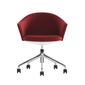 contemporary office chair / on casters / star base / upholstered